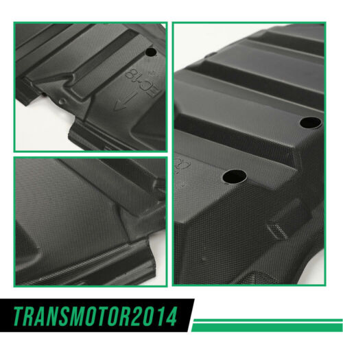 Black Front Engine Splash Shield Under Cover Fit For 2009-2013 Toyota Corolla - Picture 5 of 9