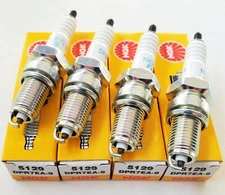 4 Ngk Resistor Dpr7ea-9 Spark Plug 5129 Triumph Yamaha Suzuki Honda Kawasaki Bmw