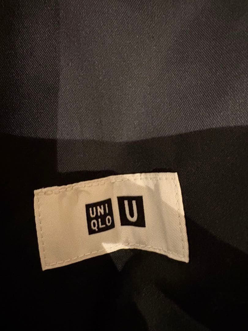 Uniqlo U Trench Coat Men’s Dark Gray 20AW Classic Oversized Jacket Used View 3