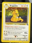 Pokémon TCG Dragonite Fossil 1999 Unlimited Holo Rare Card 04/62 WOTC Vintage LP