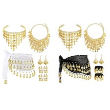 Women Belly Dance Accessories Include Belly Dance Hip Scarf Skirts Wrap