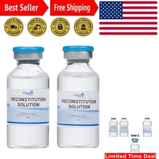 Pack of 2 - 30ml Ultra Clean Glass Vials with 99.1% Deionized Water Formulation