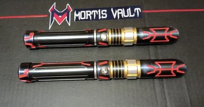 Custom Dual Lightsaber With Upgraded RGB Core Made For Heavy Dueling W/60 Fonts 