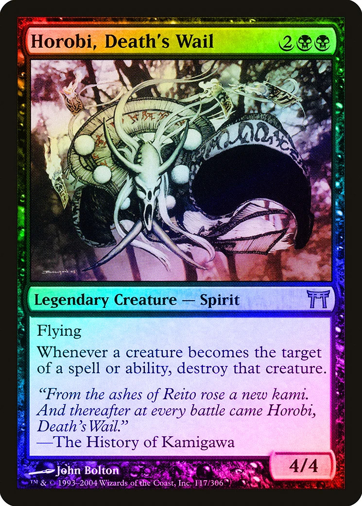 Horobi, Death's Wail FOIL Champions of Kamigawa HEAVILY PLD Rare