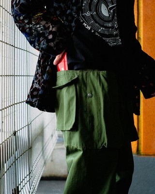 ⠀*様 SASSAFRAS(ササフラス) / Digs Crew Tube Co Sassafras Japan Digs Crew 4/5 Olive Cotton Twill Gardening Pants