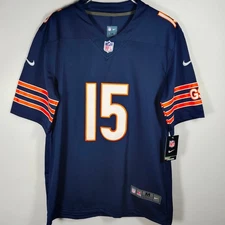 Rome Odunze #15 Embroidered Jersey, Dark Blue S-4XL