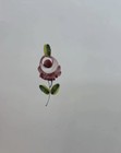 Made in Italy Beautifully Handpainted White W/Pink Roses Ceramic 15” Platter EUC — photo 4