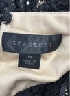Scarlett Women's Black Nude Lace Sequin Social 9 Cocktail Dress NWT Sz 14 — photo 4