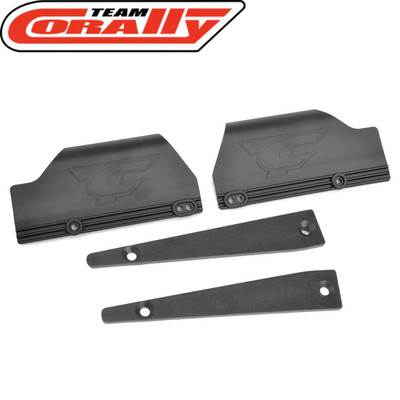 Team Corally C-00180-1066 Mud Guards HDA-4 Left + Right Pair Kagama RC Part