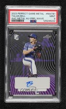 2023 Leaf Metal Perfect Game All-American Classic 9/9 Talan Bell PSA 9 Auto 8d2