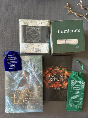 Illumicrate May 2025 Full Box: A Song of Legends Lost by M. H. Ayinde Sealed