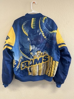 VINTAGE Chalk Line FANIMATION Jacket Los Angeles Rams Size XL