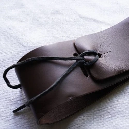 Rara correa de guitarra de cuero Gibson de los años 90 logotipo dorado marrón stock muerto de colección de Ja Foto 3 de 4