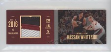 2016 Preferred Stat Line Memorabilia Booklets Prime 16/25 Hassan Whiteside 7y2