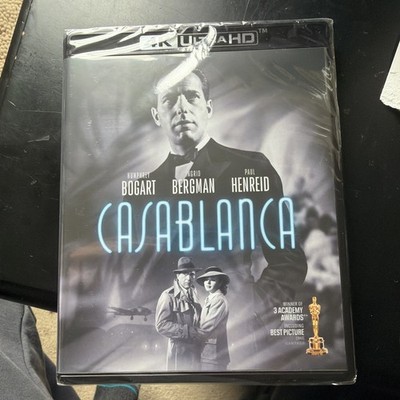 Casablanca 4K UHD Blu-ray Humphrey Bogart NEW