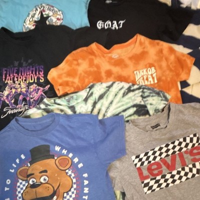Levi's H&M Converse Graphic Print Clothing Lot Five Nights at Freddy's S M L XL