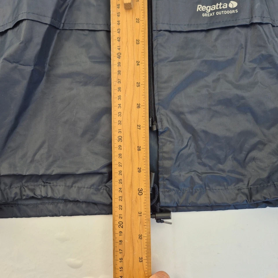 REGATTA Jacket Small Blue Men's Waterproof Hooded Outerwear - Image 2 of 4
