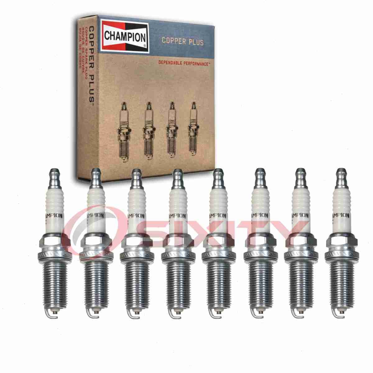 8 pc Champion Copper Plus 975 Spark Plugs for REC10YC4 LFR6C11 LFR6A11 vw