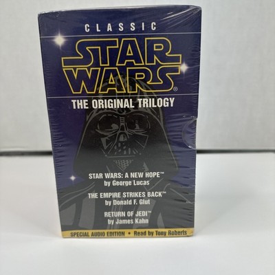 Star Wars Cassette Tapes The Original Trilogy Time Warner Audio Books 1994 NEW