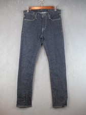 John Varvatos USA Jeans Mens 33x32 Blue Bowery Slim Straight Denim USA