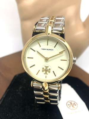 Tory Burch Women's Watch TBW2044 Kira Quartz Cream Dial Two Tone