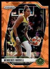 Mercedes Russell Orange Cracked Ice #109 2024-25 Panini Prizm WNBA Seattle Storm