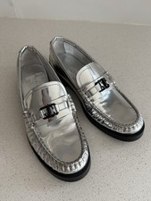 Jimmy Choo Addie JC Metallic Loafer Size 6.5
