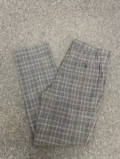 Next Black And Grey Check Smart Suit Trousers Size 36  w 33  L PC2006613