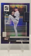 Casey Mize 2022 Panini Donruss Baseball Purple Holo Foil SP #183 Tigers