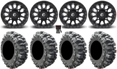 Fuel Vector MB 14'' Wheels 31'' Bogger Tires Can-Am Maverick X3