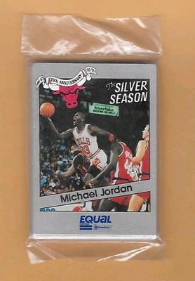1990-91 Chicago Bulls Silver Season Sealed Set (16) Star Co Equal Michael Jordan