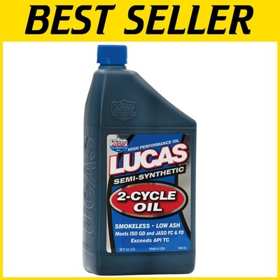 Lucas 10110 Semi-Synthetic 2-Cycle Oil - 6 Pack