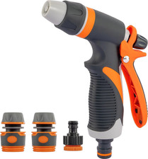 6160X - Kit per Irrigazione Con Pistola a Getto Regolabile + Raccordi Ad Innesto