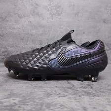 NIKE Tiempo Legend 8 Elite FG ACC Soccer Cleats Mens 6 Womens 7.5 Triple Black