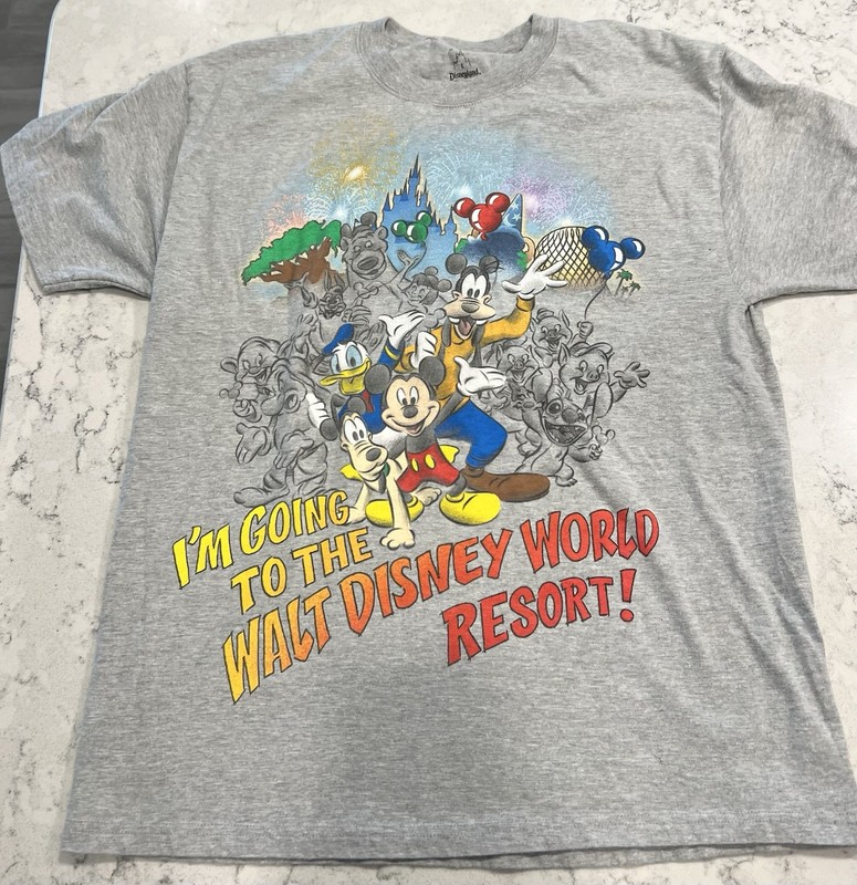 Disney Parks Im Going To The Walt Disney World Resort Shirt Adult Large Preowned