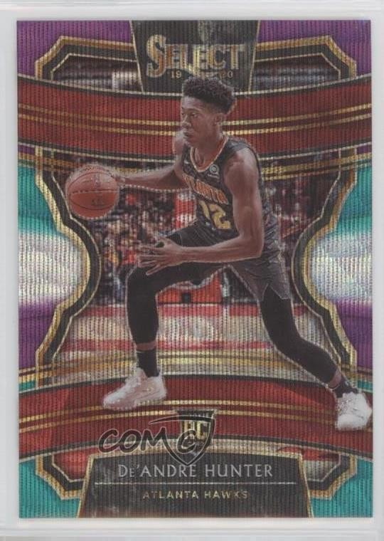 2019-20 Panini Select Concourse Tri-Color Prizm De'Andre Hunter #40 5yi