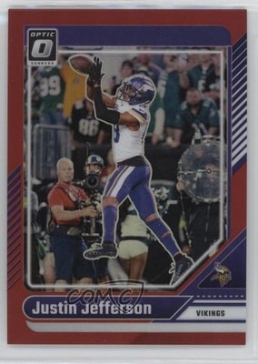 2024 Panini Donruss Optic Red Prizm 8/125 Justin Jefferson #130 1rm5