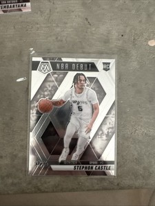 2024-25 Panini Mosaic - NBA Debut Stephon Castle #267 Silver Prizm (RC)