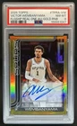 2025-26 Topps Victor Wembanyama Real One Auto Gold Rainbow #/50 Spurs PSA 8