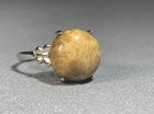 Natural Silicified Coral Fossil Flower Agate Ring/ Adjustable — photo 2