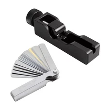 10/12/14/16mm Spark Plug Gap Tool Kit, Magnetic Adjuster with 32 Feeler Blades