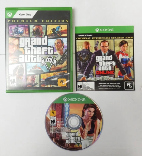 Grand Theft Auto V 5 - Premium Edition (Microsoft Xbox One) - NO MAP/POSTER