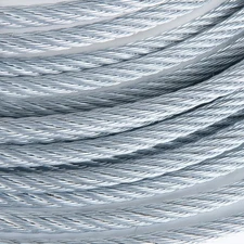 5/16" Galvanized Aircraft Cable Steel Wire Rope 7x19 (150 Feet)
