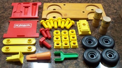 Vintage Playskool Take Apart Car Replacement Parts Good Condition - You Choose 1
