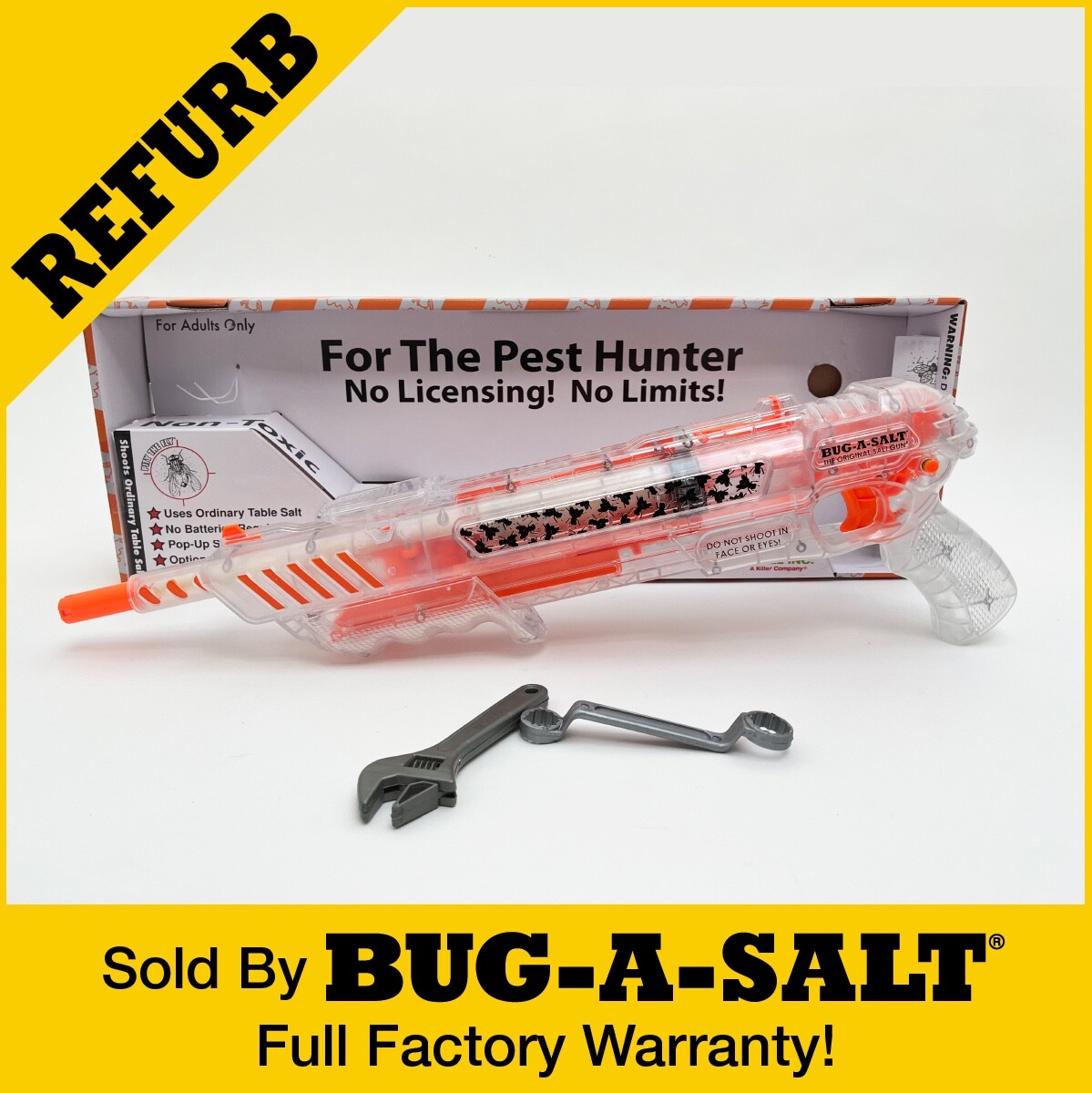レア色新品未使用】BUG-A-SALT 3.0 ハエ撃退ガン バグアソルト 3
