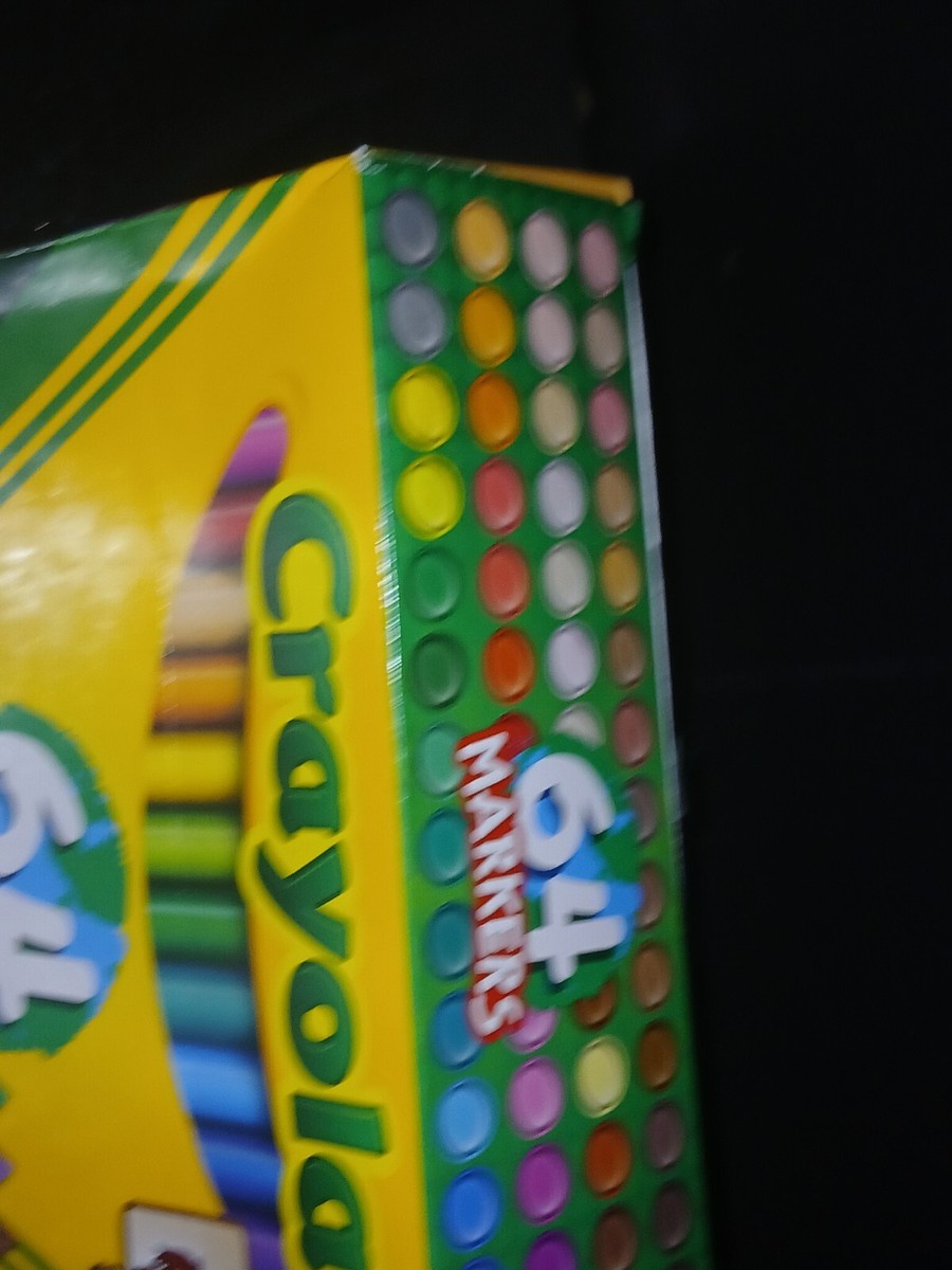 Crayola 64 Colors of the World Washable Markers Box Set Model