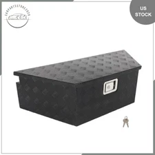 39"X16.5"X12"Aluminum Trailer Tongue Tool Box Pickup Truck Bed Storage Toolbox