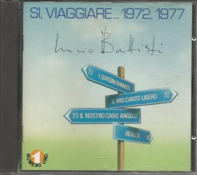 LUCIO BATTISTI - SELTENE CD AUS DEM KATALOG '' JA, REISEN...1972,1977 ''