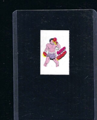 1985 Fight of the Century Stickers #17 Chango Carmona, Rare!