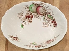 Johnson Brothers Harvest Time Oval Vegetable Serving Bowl 9"